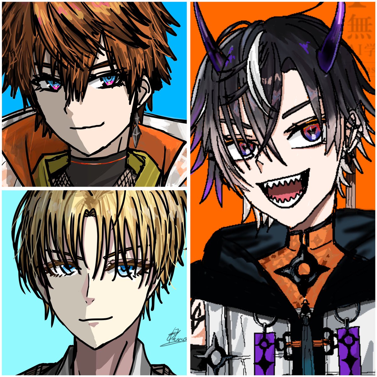 hiro_hero_we's tweet photo. 🐝🤣さん中心に色々なライバー様を描いております！

🏷️慣れていないため失礼あったら申し訳ございません😭
全反応巡回、無言フォローでお迎え失礼致します！
片思い2日まで🙇‍♂️
詳細はリトリンをご覧ください！

#めちゃつえー絵描きさんと繋がりたい 
#にじさんじ絵描きさんと繋がりたい https://t.co/tStKNtcvT2