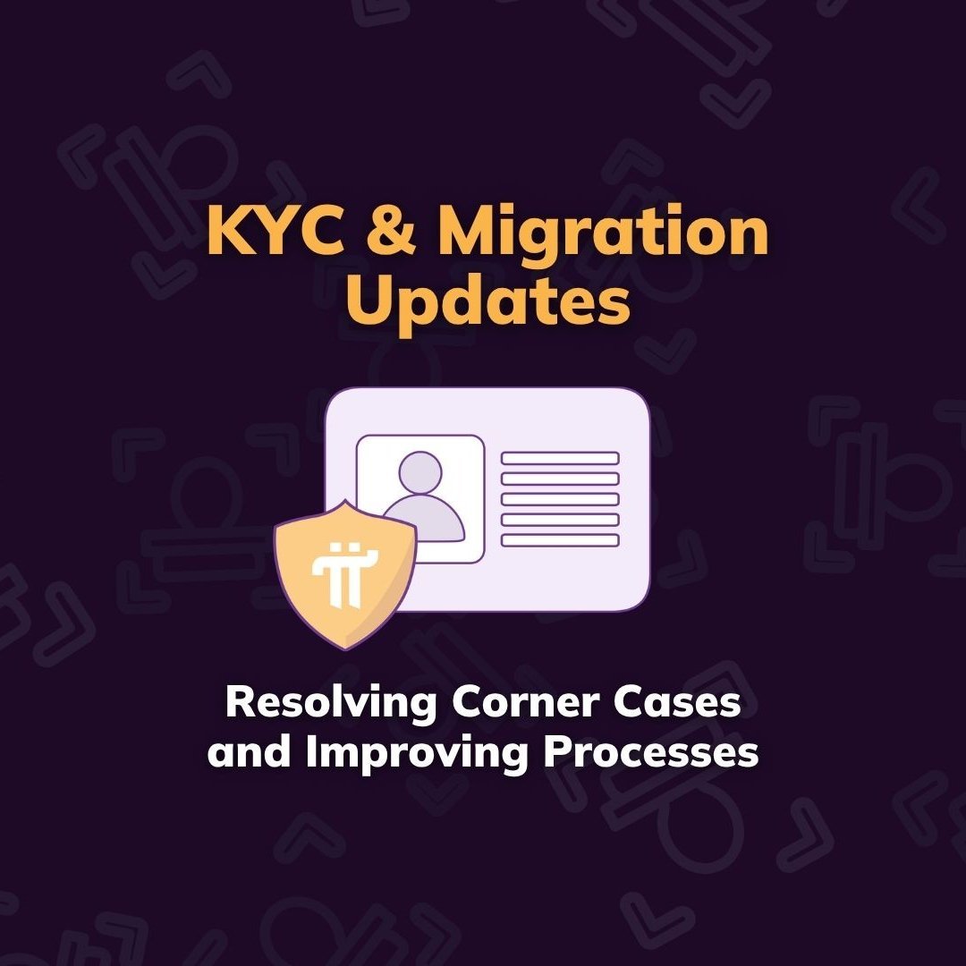 PiDexApp's tweet photo. 🟣 Pi KYC &amp; Mainnet Migration just got more technical improvements, targeting corner cases and helping unblock more Pioneers. 🚀

Open your Pi app and check your status. 👀 #PiNetwork #Pi https://t.co/tOpsZZY5A0
