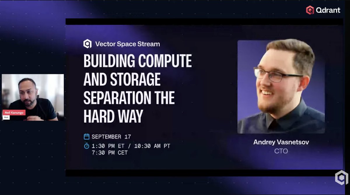 And that’s a wrap of Vector Space Stream! 🎉

We spent 4+ hours going deep into vector search, from ...