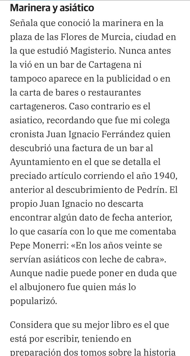Yo_Pac0's tweet photo. Para despistados:
Es una tapa de la ciudad de Murcia, anunciada como típica ya a ppios de los 80.
Se llama marinera, otros la apellidan para que parezca que es suya.
Personalidades cartageneras reconocen que es en Murcia donde la conocen hace décadas. Bares de CT la imitan. https://t.co/vXzD2yY4sQ