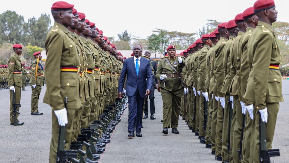 kipmurkomen's tweet photo. Our National Police Service continues to do a good job, keeping our country safe and secure.

They are combating security threats, including terrorism, organised crime, goonism and banditry.

To curb crime in a few trouble spots, we are scaling up operations and leveraging the experiences from our previous successes in the Kerio Valley and other places. 

We are modernizing equipment, revitalizing training and improving officer welfare among other reforms geared at transforming the National Police Service into a people-centred institution.

We have also institutionalised the Jukwaa La Usalama, involving local communities and students through Jukwaa La Wasomi, in security management at the local level.

This morning, I joined H.E. President @WilliamsRuto for the 50th GSU Passing-Out Parade at the Embakasi ‘B’ Campus in Nairobi.

The President also flagged off 20 new vehicles as part of our ongoing mobility enhancement to ensure faster and more effective policing. We have replaced 1,175 in the past year, while another 2,232 are set for replacement within the next three months.

I commend the graduands for their hard work and discipline, which saw them complete 9 months of intensive and rigorous training. 

Go serve with dignity, discipline and integrity.
