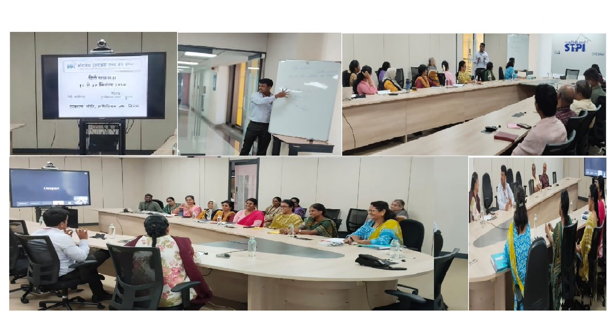 STPIChennai's tweet photo. 17.09.2026 को "राजभाषा अधिनियम और नियम" विषय पर हिंदी कार्यशाला का आयोजन किया गया है। कार्यशाला में कर्मचारियों और अधिकारियों ने भाग लिया है।
#Hindipakhwada2026 https://t.co/Hv85cWYWyU