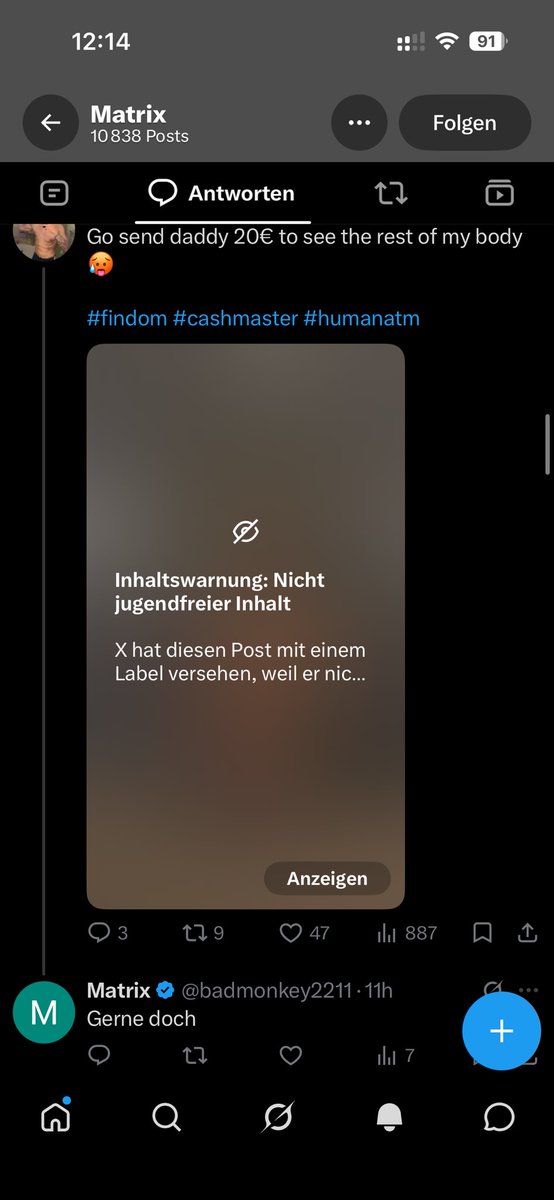 John0vfj's tweet photo. @badmonkey2211 @hk9121 @nikitheblogger Sich öffentlich zdegradieren zu  lassen. Ich weiß welche Schaukel zu nah an der wand stand hahahahhaha https://t.co/hQaGblsi57