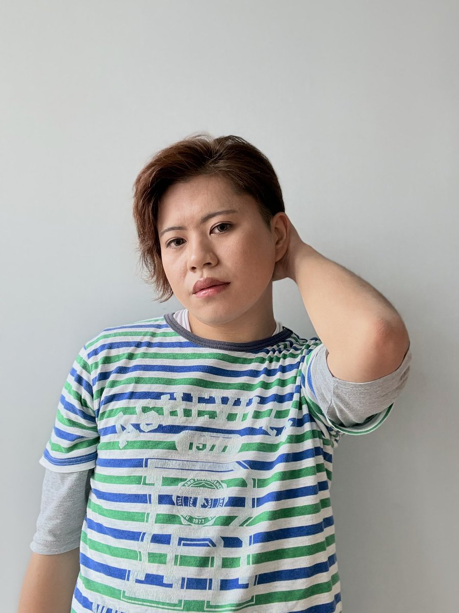 yusuke_shida's tweet photo. 久しぶりの私服コーデです！
30歳になってから初の私服の写真を撮りました🤳若干涼しくなっていたので、七分袖にしました！
メイクは、ナチュラルメイクにしてみました。アイブロウをもっと上手く書けるようになりたいです。
4ヶ月振りに北千住にある美容室ISMに行って、ヘアカットとトリートメントしてもらいました。かなり髪のダメージがすごかったので、今回パーマはやってません。

#私服
#私服コーデ
#美容室
#ヘア��タイル
#ヘアカット