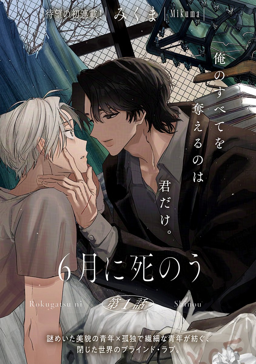bloomellow_web's tweet photo. 📚𝐦𝐢𝐧𝐢試し読み📚

〖.𝐁𝐥𝐨𝐨𝐦｜𝐯𝐨𝐥.𝟓𝟖 〗
🗓𝟗.𝟐𝟓[𝐅𝐫𝐢] 𝐑𝐞𝐥𝐞𝐚𝐬𝐞♡

✧新連載✧
『𝟔月に死のう』第𝟏話
#みくま(@mikuma_808)

みくま先生、待望の初連載🖤⁺⋆°
謎めいた美貌の青年✖️孤独で繊細な青年が紡ぐ、閉じた世界のブラインド・ラブ✨

📚マガジン詳細
https://t.co/DAV7oqwr0R