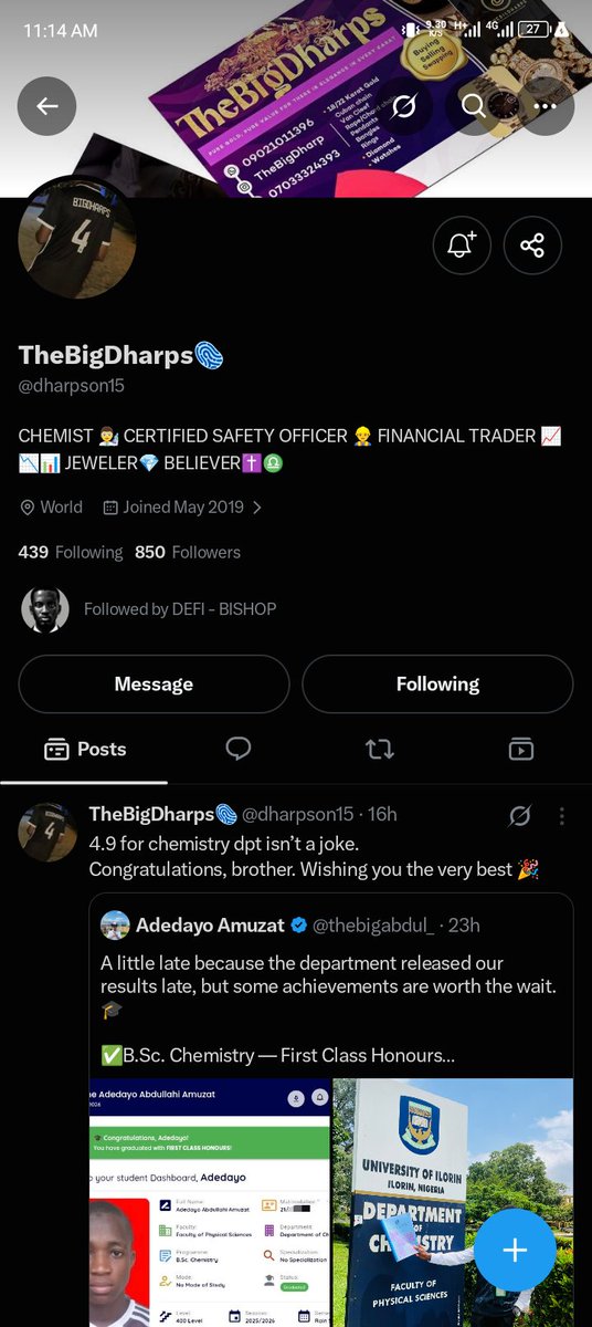 timmy_stark7's tweet photo. @Web3Bish0p @Danieltrades @berkayglife @EquityEdgeUK @dharpson15 @Tiifeemi @Fx_Picasso Done 
And I pick number 10 https://t.co/eJkfFN0eXx