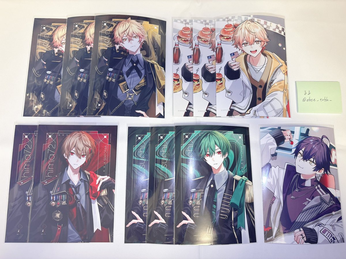 ebee_trhk_'s tweet photo. 求）🍵様描き下ろし＞3周年ブロマイド
譲）画像

お気軽にお声掛けください◎

 #シクフォニグッズ交換 
 #シクフォニグッズ買取 https://t.co/ankiUnyql4