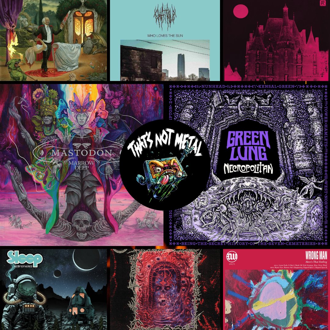 NotMetalPod's tweet photo. September gets us all sludgy as reviews pore over new Mastodon, Green Lung, Anthrax, Chat Pile, Uncle Acid &amp; the Deadbeats, Sleep, Devil Master, &amp; Wrong Man, Evanescence playing the UK's biggest arena, and Tony Iommi being the boss yet again.

https://t.co/8Z9B6dYm4D https://t.co/UymxsOUQp1