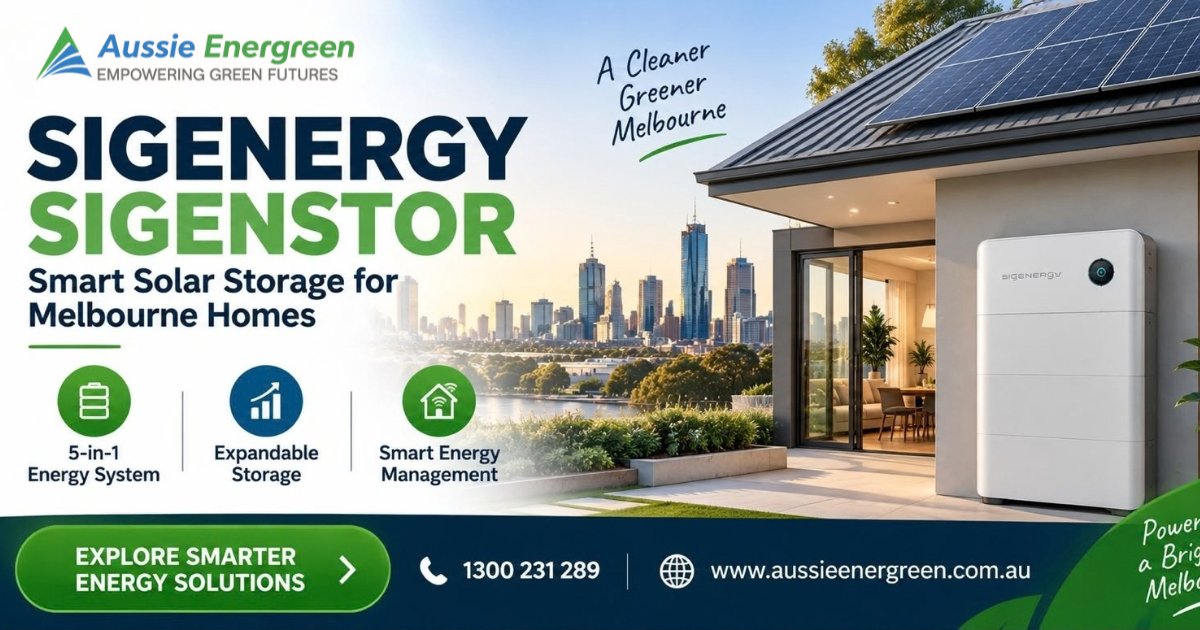 aussieenergreen's tweet photo. Power Up Your Home with Smarter Solar Storage ⚡🌞

📞 1300 231 289
🌐 https://t.co/hTF9Rq2qMO

#SolarBattery #Sigenergy #SigenStor #SolarStorage #MelbourneHomes #RenewableEnergy #CleanEnergy #SolarPower #EnergySavings https://t.co/XCnMHDNqxM