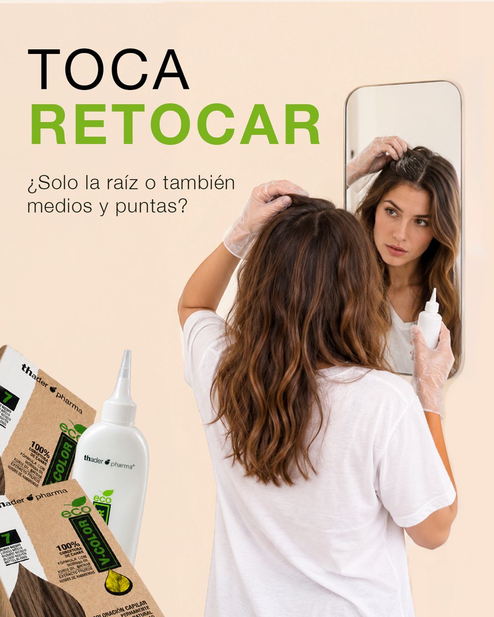 thaderpharma's tweet photo. ¿Raíces a la vista y no sabes qué hacer? La eterna duda:
A. ¿Retocar solo la #raíz?
B. ¿Aplicar color en todo el #cabello?

La respuesta depende de varios factores: el tiempo desde tu última #coloración, el estado del #cabello y el resultado que quieras conseguir.

#HairColor https://t.co/BDod6VrmSm
