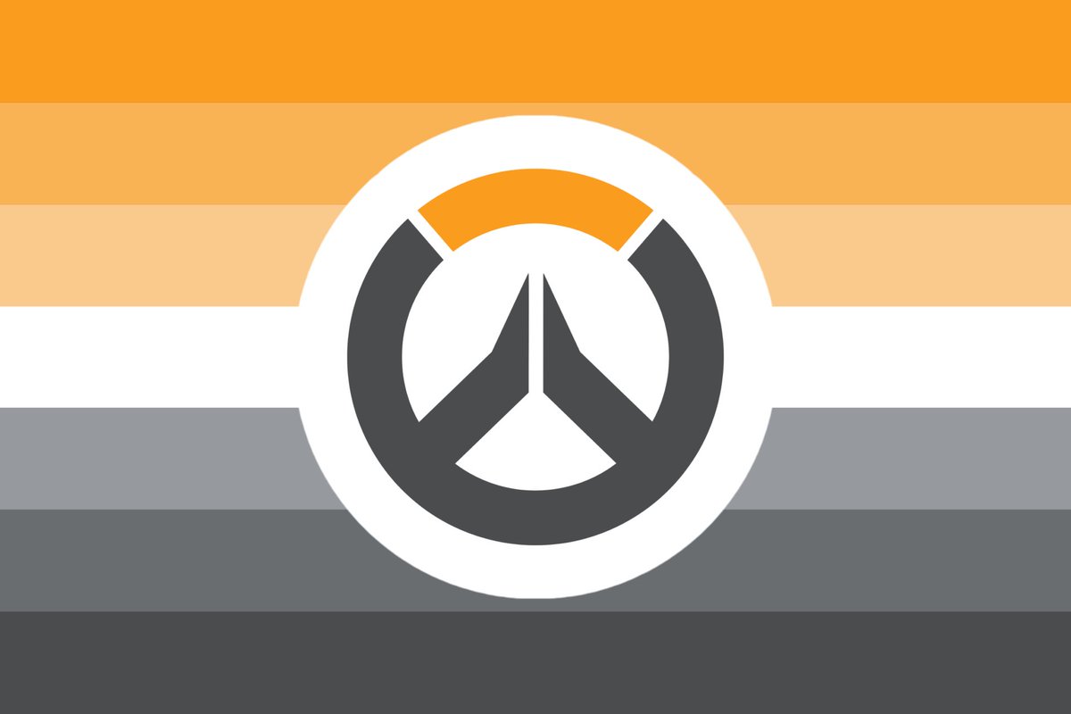 JUNOTEOMNNH's tweet photo. Overwatch lesbian flag which is a flag for people who like Overwatch and are lesbians https://t.co/XsfstFUTR8