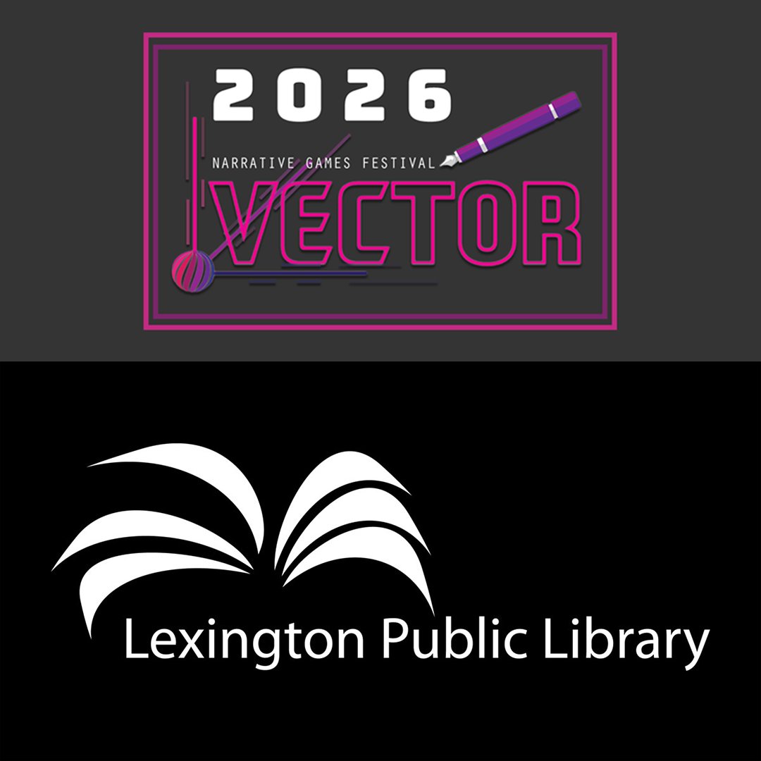 runjumpdev's tweet photo. A huge thanks to our partner, Lexington Public Library for making Vector Narrative Games 2026 happen!

Join us tomorrow at the Central library location!

September 19, 2026
10am-4pm
Lexington Public Library – Central
140 E. Main St, Lexington, KY 40507 https://t.co/EYaVArWa1x