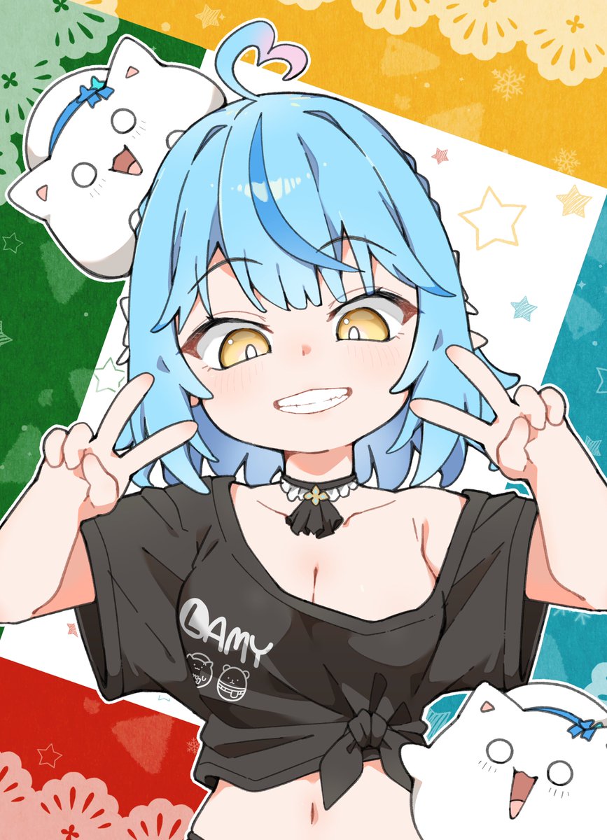 kinka0703's tweet photo. #らみあーと
ホロクル本表紙ラミィちゃん！！☃️ https://t.co/E6QAjgVpyT