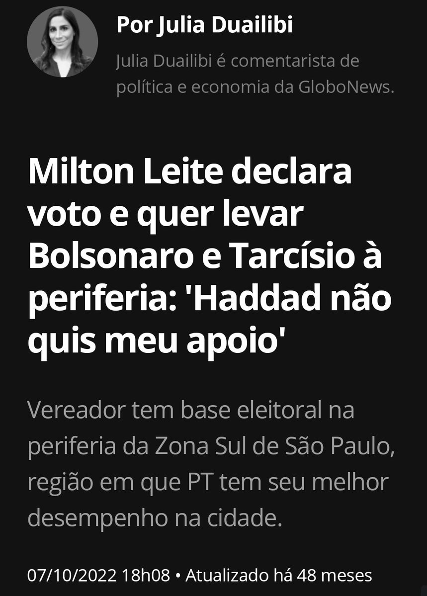 susanabotar's tweet photo. Por que será que em 2022 o Haddad não quis o apoio do Milton Leite, hoje investigado por envolvimento com o PCC? https://t.co/EpGC54MRL1