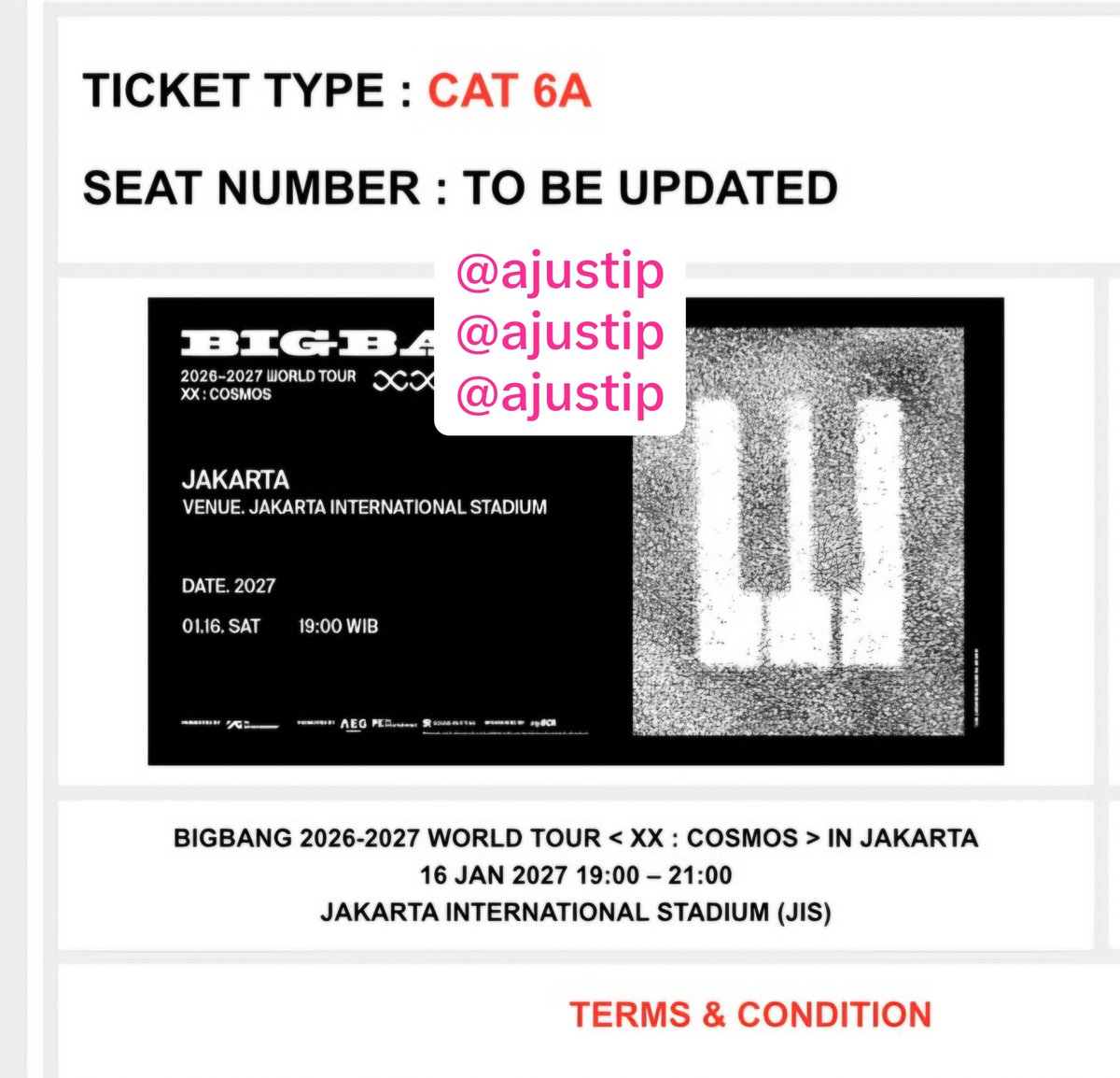 achazizah's tweet photo. Secured 2 tiket section ghaib itu🫵🫵 https://t.co/3G0JyT9keu
