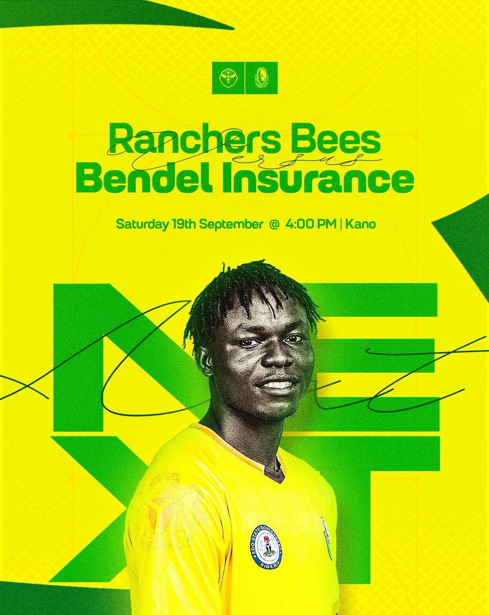 sportsville9ja's tweet photo. 🇳🇬 NPFL FIXTURES
Saturday, 19 September
Ikorodu City 🆚 Barau
Ranchers Bees 🆚 Bendel Insurance
Sunday, 20 September
Enyimba 🆚 Inter Lagos
Kano Pillars 🆚 Doma United
Katsina United 🆚 Niger Tornadoes
Kun Khalifat 🆚 Rangers International
Nasarawa United 🆚 Rivers United
Plateau United 🆚 Shooting Stars
Sporting Lagos 🆚 Abia Warriors
Warri Wolves 🆚 Kwara United
