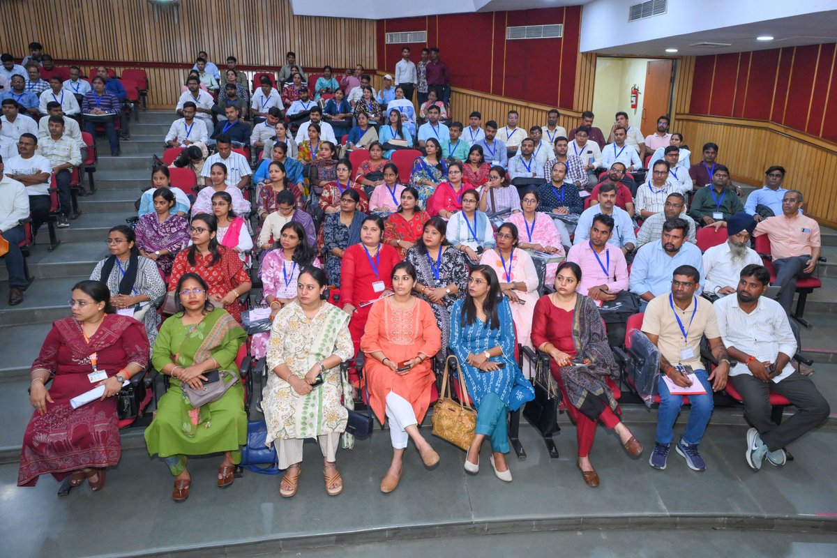 IITKanpur's tweet photo. IIT Kanpur Expands Digital Skills Programme to 900 Secondary School Teachers Across Uttar Pradesh 💻📚

Prof. Ramkumar J., Coordinator, DLCCAI Programme; Prof. Satyaki Roy, Head, @dodiitk and Academic Head, DLCCAI; and Prof. Vimal Kumar, Professor-in-Charge, @OOA_IIT_Kanpur, are leading the expansion of the Digital Literacy & Computational Thinking Concepts for Teachers (DLCCAI) programme to secondary education.

In collaboration with the @UPGovt and @SCERT2021, the programme will train 900 participants from all 75 districts of Uttar Pradesh in digital literacy, computational thinking, Artificial Intelligence (AI) and technology-enabled teaching.

The eight-week blended programme, conducted in six batches of 150 participants each, combines classroom training at IIT Kanpur with online learning, mentoring and hands-on assignments. Participants will be introduced to digital tools, cybersecurity, Scratch, Python, AI, EdTech and Robotics, with a focus on practical applications in teaching and academic work.

The initiative builds on the earlier training of 750 primary school teachers, which helped enable technology-supported learning for more than 10,000 students. The DLCCAI curriculum is also embedded in SCERT’s Class 6–8 textbooks, reaching an estimated 48 lakh students across Uttar Pradesh.

Videos were also showcased, highlighting how participating teachers from last year took their learnings beyond the classroom and used digital skills to create a wider impact in their schools and communities.  

Aligned with the objectives of NEP 2020, the programme aims to equip teachers with the skills and confidence to integrate digital and computational concepts into classroom teaching.

#IITKanpur #DLCCAI #DigitalLiteracy #ComputationalThinking #ArtificialIntelligence #TeacherTraining #Education #EdTech #UttarPradesh #SCERT