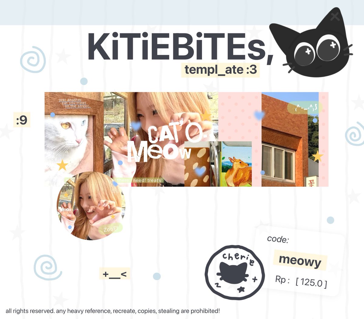 kitiebites's tweet photo. CLEARANCE SALE 𑙕 .   ᩙ . ꛒ࣪˖  ໒꒱ ˖ ࣪
help repost please, maaci.
#zonauang 

since i urgently need more pocket money ㅜㅜ these templates are up for BUY 1 GET 1 (only from today to sep 22) 👀 dengan harga 125k kamu bisa bawa pulang 2 template, also 40% OFF for all my fonts! :3 https://t.co/kKxPXHdV5z