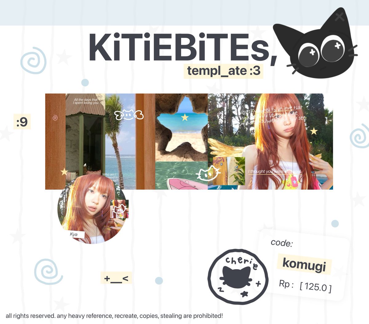 kitiebites's tweet photo. CLEARANCE SALE 𑙕 .   ᩙ . ꛒ࣪˖  ໒꒱ ˖ ࣪
help repost please, maaci.
#zonauang 

since i urgently need more pocket money ㅜㅜ these templates are up for BUY 1 GET 1 (only from today to sep 22) 👀 dengan harga 125k kamu bisa bawa pulang 2 template, also 40% OFF for all my fonts! :3 https://t.co/kKxPXHdV5z