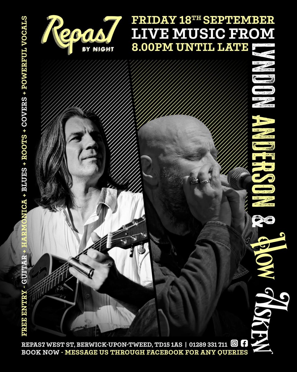 gettintheblues's tweet photo. Check this out tonight if you live in Berwick...#lyndonanderson #howaskew https://t.co/Z5G12msXPj