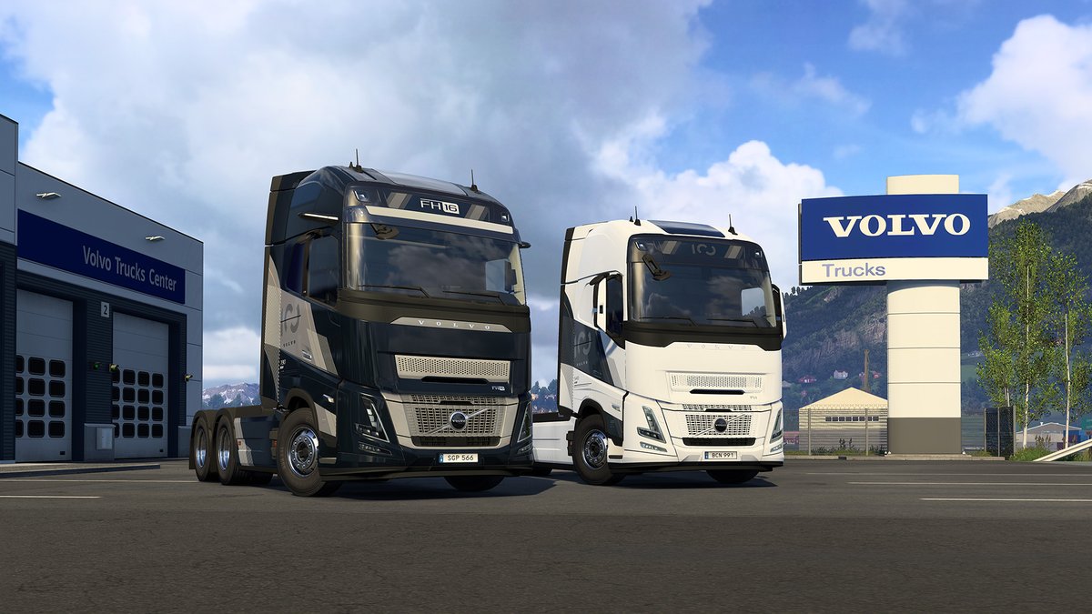 SCSsoftware's tweet photo. ICYMI: Update 1.61 for Euro Truck Simulator 2 &amp; American Truck Simulator is now available! 😍

You can read all about the changes &amp; new features included in this version on our official blog 📰

Find them here:
ETS2 🇪🇺: https://t.co/wuHyFkchZL
ATS 🇺🇸: https://t.co/MU6ziUsw3z https://t.co/Dahs5KywLT