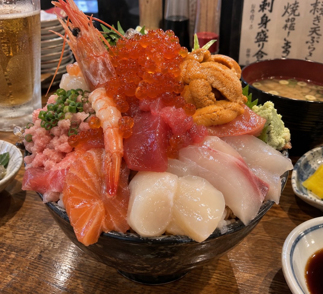 DaCesaraugusto's tweet photo. 人生で一番美味しかった海鮮丼 https://t.co/pGJ4r9ckGk