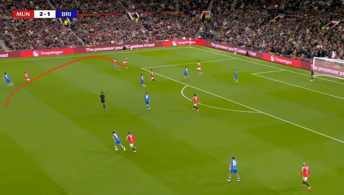 T on X: "United lacked clear plan in the box Every passing option was ...