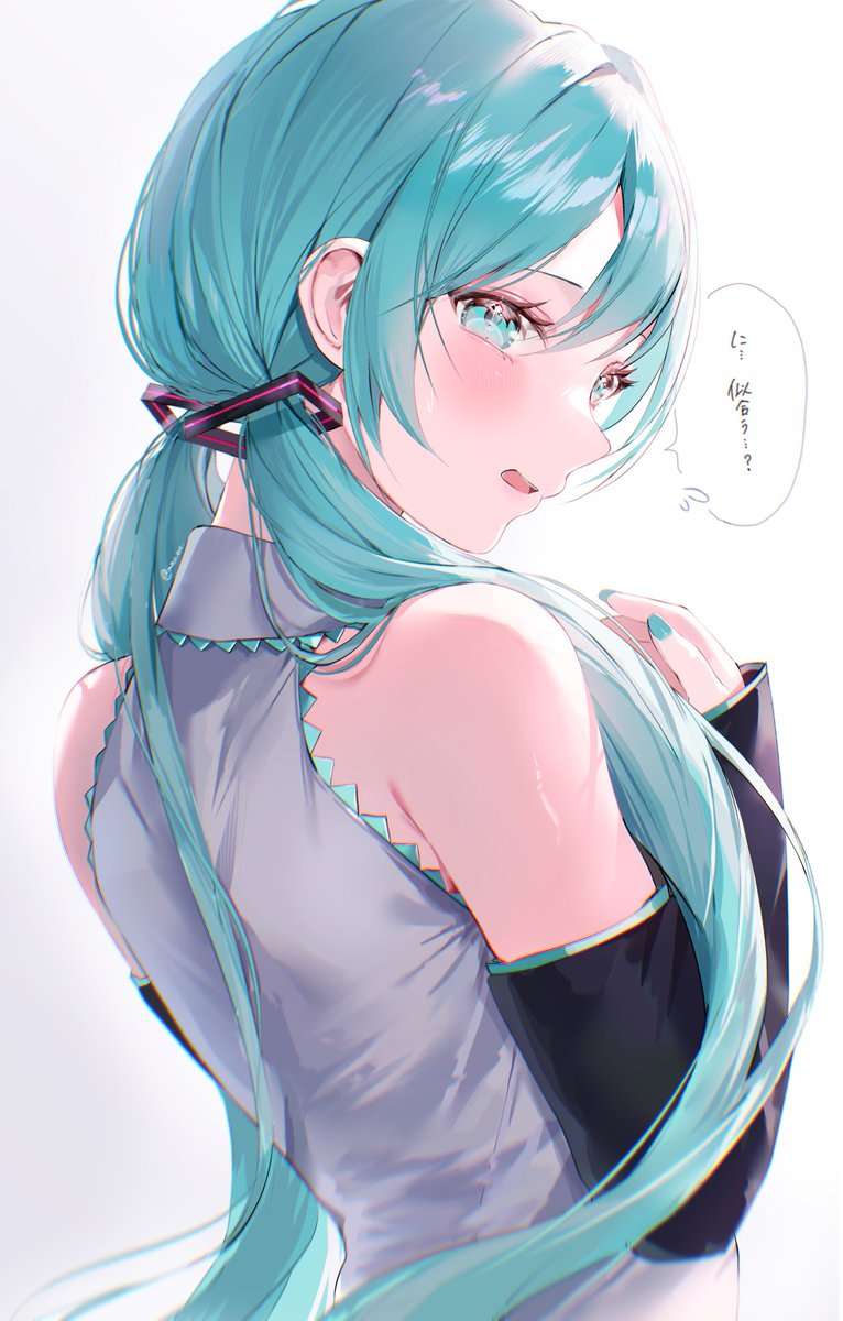moco_art_'s tweet photo. ローツインテールのミク https://t.co/zclgfUA15G