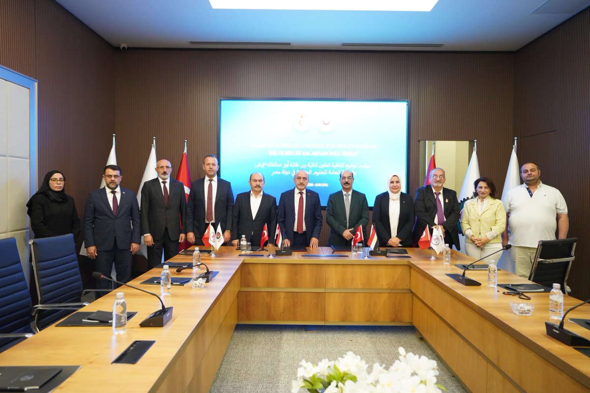 ozsagliksen's tweet photo. SENDİKAMIZ İLE MISIR SAĞLIK BİLİMCİLERİ SENDİKASI ARASINDA İKİLİ İŞ BİRLİĞİ ANLAŞMASI İMZALANDI

Mısır Sağlık Bilimcileri Sendikası’nın Türkiye’de gerçekleştirdiği çalışma ziyareti kapsamında, sendikamız ile Mısır Sağlık Bilimcileri Sendikası arasında ikili iş birliği ve tecrübe aktarımı anlaşması imzalandı.

⬇️
https://t.co/ltvwhDGDDl