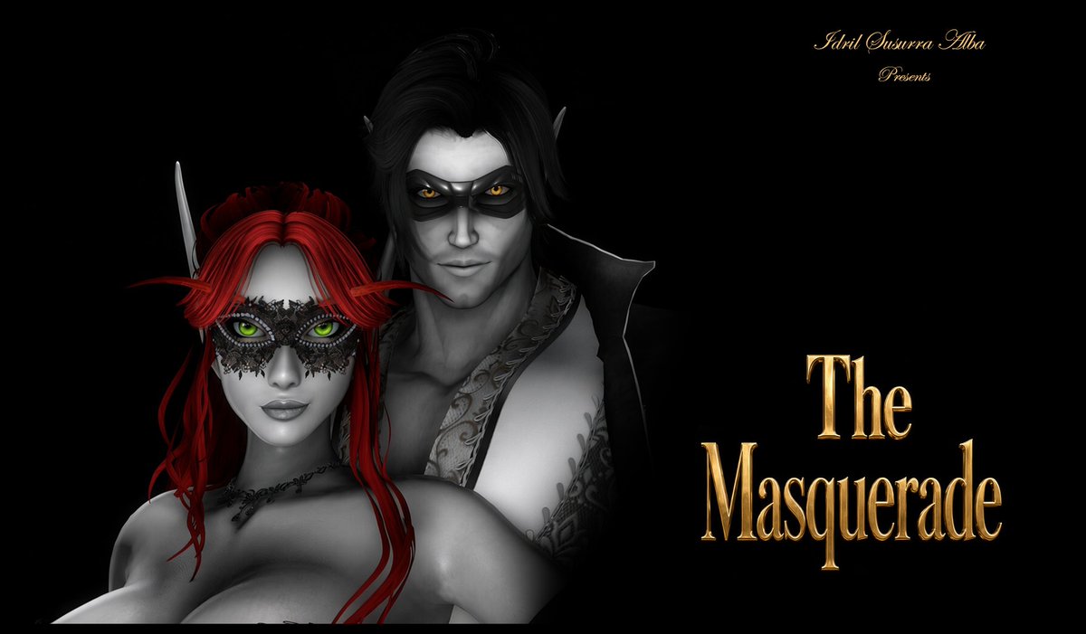 Idril_Susurra's tweet photo. Ladies & Gentelman...   

Comming Soon the New Proyect:  

New elegant and sensual outfits. 

Sophisticated masks. 

A grand event in a mysterious Gothic mansion. 

A runway show featuring outfits customized by Idril's Fashion.

More information in: 

https://t.co/biRho1MWgg

#Warcraft #digitalart #themasquerade #newproyect