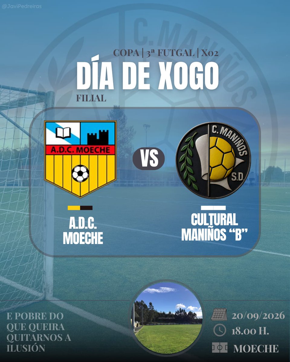 ConcellodeFene's tweet photo. ⚽️ Axenda remitida polos clubs de Fene (Cultural Maniños, CMI Unidade de Fene) para os vindeiros días #concelleriadedeportesfene #fene #concellodefene https://t.co/4t34o0GUA8
