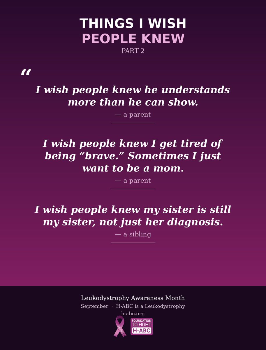 fighthabc's tweet photo. Living with h-abc leukodystrophy.  September is Leukodystrophy awareness month.  #habc #leukodystrophyawareness
#tubb4a https://t.co/6Cud4GgVX3