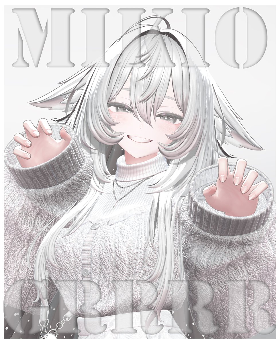 ___Mikio___'s tweet photo. ◻️ Rawr! Did I scare you? ◻️

[ #Shinano3D ] https://t.co/CLNEEVVHDs