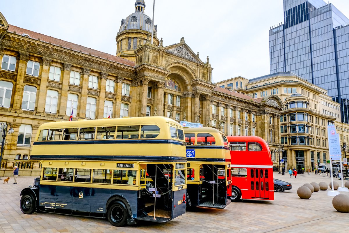 BhamColmore's tweet photo. We’re LIVE at #BrumTransportFest! 🎉

Join us in Birmingham city centre today and tomorrow from 11am to 5pm (18-19 September) for a fantastic celebration of transport heritage.

📍 Centenary Square, Victoria Square, Chamberlain Square

More info: https://t.co/PhQKdZ0v1M https://t.co/6EtGBxtKPB