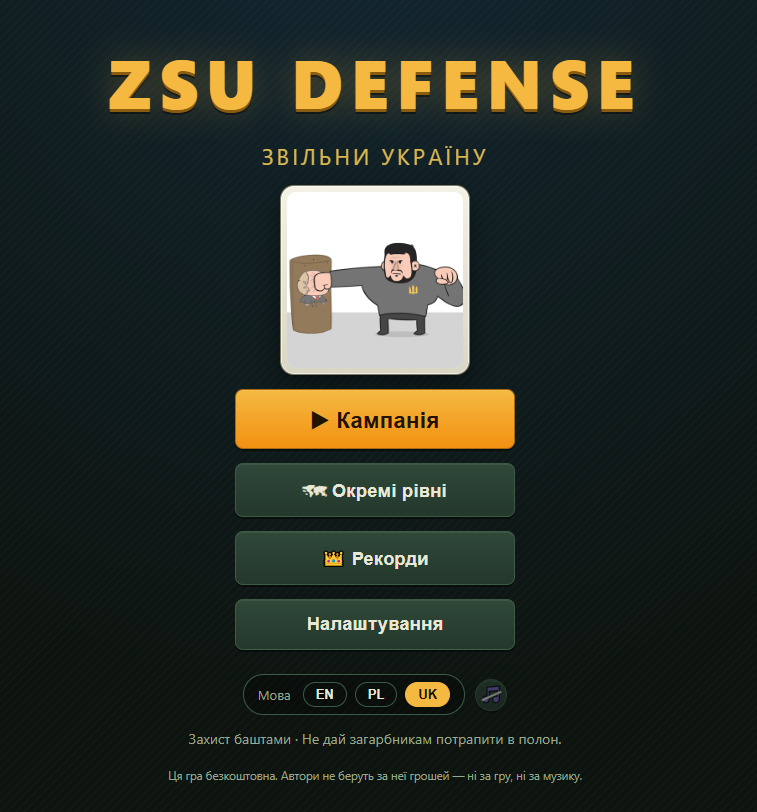 freeonis_'s tweet photo. Друзі, хочу поділитися новинами за цей тиждень:
На днях мені написав польський програміст Pawel Stefanski і запропонував зробити простеньку браузерну Tower Defense-гру у всесвіті Freeonis - з моєю графікою, але вже в інтерактивному форматі.

На YouTube виникло дуже багато питань з цього приводу, тож вирішив відповісти на них і тут:

• Це не мій особистий проєкт - я просто допомагаю розробнику з елементами графіки.

• Наскільки я бачу, це буде дуже простенька браузерна гра, яка на даному етапі виглядає доволі незбалансовано й хаотично 😅

• Гра буде безкоштовною, а сам проєкт - благодійним. У грі будуть посилання на мої анімації, а також на підтримку ЗСУ. Автор зараз намагається узгодити деталі з UNITED24.

І головне особисто для мене:
• Наскільки я зрозумів, у грі буде багато рівнів, які охоплюватимуть різні етапи та події російсько-української війни. Тож я дивлюся на цю гру не стільки як на розважальний проєкт, скільки як на своєрідний інтерактивний спосіб розповісти про історію та події цієї війни.
Ну і, звісно, трохи по***шити русню в ігровому форматі 😏

Це мій перший досвід у такому форматі, тому поки складно сказати, що з цього вийде і коли гра буде готова. Поки нічого не обіцяю, але сама ідея мені дуже подобається 👀

І ні, свої анімації я не закинув 😅 Просто окрім їх створення частину свого часу тепер буду приділяти й цьому проєкту.

#StandWithUkraine 💛💙