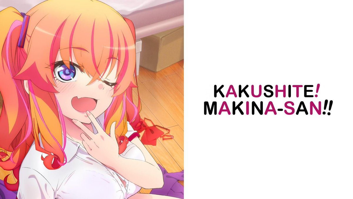 NetlineOn's tweet photo. "Kakushite! Makina-san!!" já disponível para adultos com legendas ptbr na bio👍 https://t.co/QEv7lSm46C