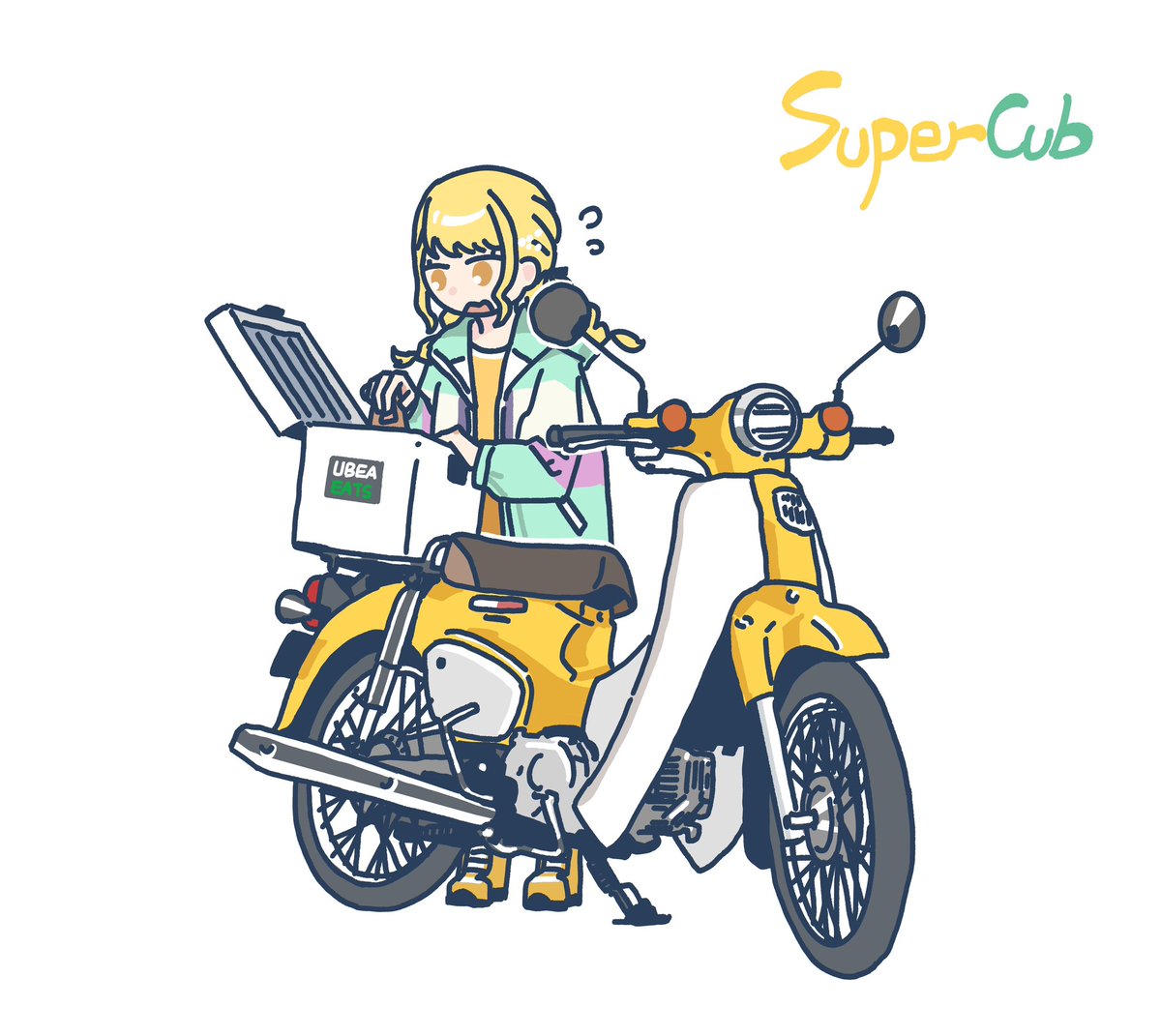 amaneca711's tweet photo. Supercub&amp;バイト中のことねちゃん
#学マスFA https://t.co/GogncxkJ4l