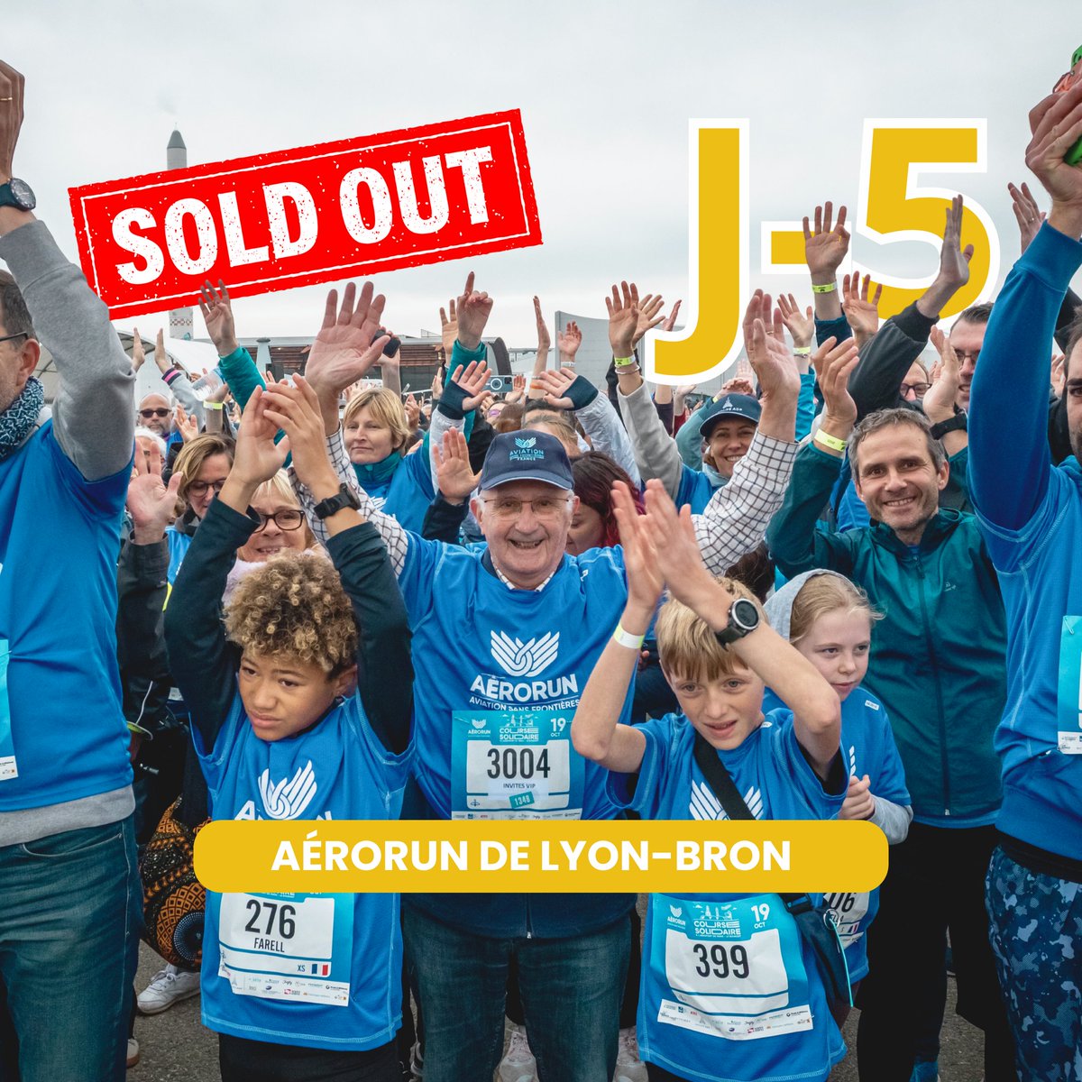 ONG_ASF's tweet photo. [AERORUN LYON-BRON] Les dossards pour l'AéroRun Lyon-Bron sont sold out. Pour une première édition, c’est incroyable ! 

Vous n'avez pas eu de dossard à temps ? Il reste une façon de vivre cette journée: devenez bénévole !

👉 inscriptions.aerorun@aviation-sans-frontieres-fr.org https://t.co/T1LfVFAKzM