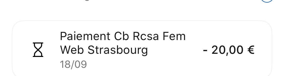 m_acm17's tweet photo. vous aussi la billetterie du rcsa bug ?? j’ai voulu prendre un billet pour rcsa vs pfc chez les féminines. j’ai été débité mais je n’ai pas reçu mon billet. qqlqn sait pourquoi ? https://t.co/wdkaBAVLb6