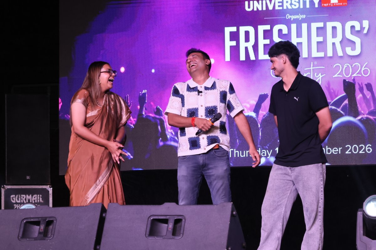 GnaUniversity's tweet photo. Freshers Party 2K26 | A Celebration to Remember!
The campus came alive with music, energy, laughter, and unforgettable moments as #GNAUniversity welcomed its newest members at Freshers Party 2K26
#FreshersParty2K26 #GNAFreshers #NewBeginnings #CampusVibes #FreshersDiaries https://t.co/YEyYDBbzcg