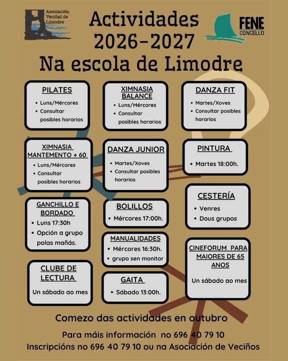 ConcellodeFene's tweet photo. 🎼🎭🎨  Pensando na volta á rutina?? Pois non será por actividades...

Achégate ás sociedades de Fene e pregunta pola súa programación !

ℹ  Envío da información e carteis a comunicacion@fene.gal ou por whatsapp ao 607 625 357

#concelleriadeculturafene #fene #concellodefene https://t.co/B2nOAyO8eS