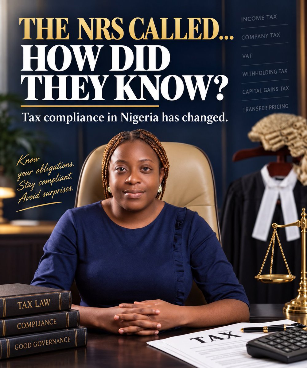 Adaobi_C_Okoro's tweet photo. A friend recently shared an experience that many taxpayers may soon become familiar with: his State's Revenue Service, contacted him and asked questions about his tax compliance.

So, can the tax authority actually ask you to explain your tax position? 

#Tax #TaxCompliance #NRS https://t.co/SEMYP7qXCX