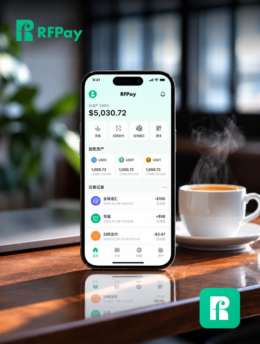 RFPay_Global's tweet photo. Your digital assets, ready for real-world use.
Fund your account on-chain, scan to pay, and send money worldwideβall with RFPay.
One platform. More ways to access, move, and spend your funds.
π https://t.co/WAIIzoXZaU | @RFPayOfficial
#RFPay #Web3Payments #DigitalPayments https://t.co/KkOW8SZb5U