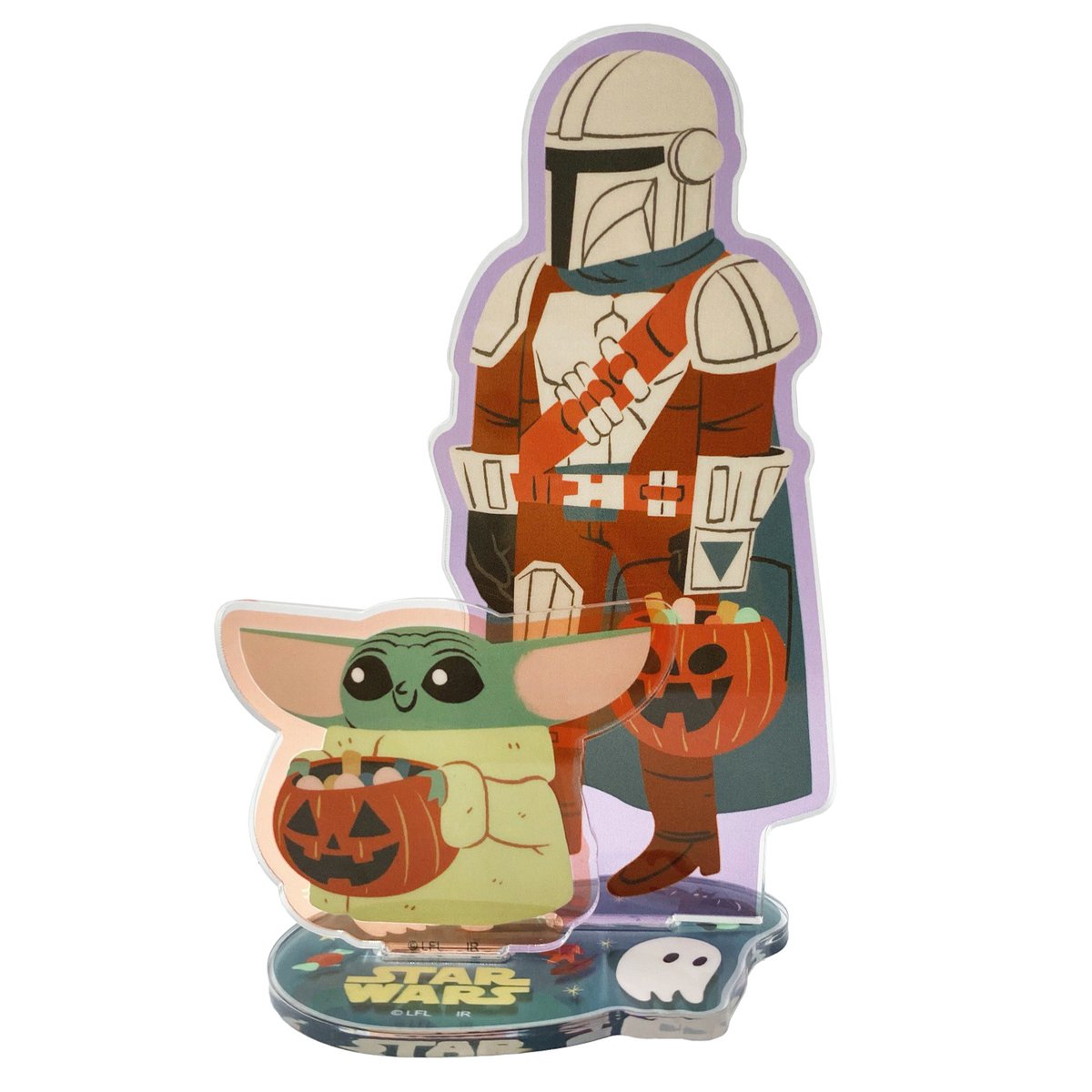 mamegyorai_jp's tweet photo. 今年のハロウィン、ディン・ジャリンとグローグーでジャック！？映画『スターウォーズ マンダロリアン・アンド・グローグー』の2人、ハロウィンな仮装を楽しみます。アクリルスタンド、ミニアクリルスタンド、ステッカーがインロックからリリース。10月中旬、同時発売予定！
https://t.co/xqnsuMukms https://t.co/2rNnlC68HF