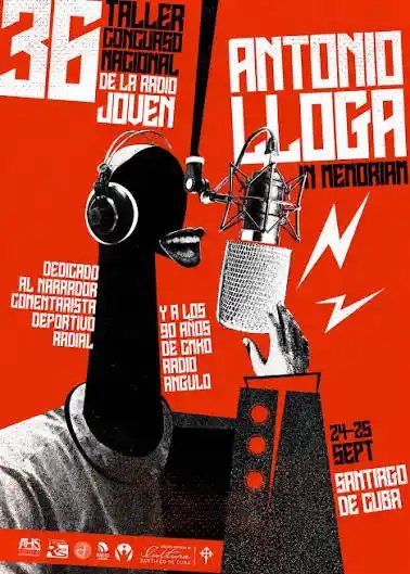 AnibalHG02's tweet photo. 📻🇨🇺 #SantiagoDeCuba acogerá la XXXVI edición del Festival y Concurso de la Radio Joven Antonio Lloga In Memoriam 2026. 

🗣️🎙️⚾⚽ El evento se dedicará este año a los profesionales de la narración deportiva.

#CubaEsCultura
#RadioCubana
#VillaClaraConTodos

@ahsjovenescuba https://t.co/LLrEqg8ONh
