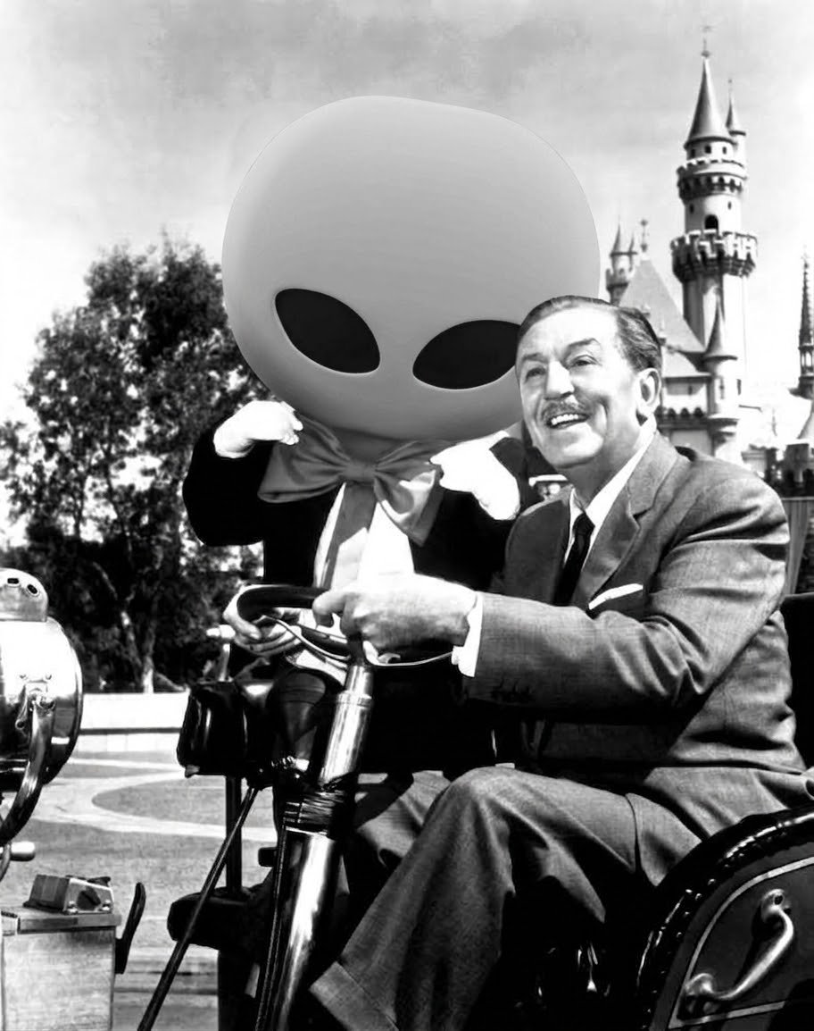thealienboy's tweet photo. GM have a magical fock it Friday day! ✨🏰🛸 https://t.co/sJR1lLl27T