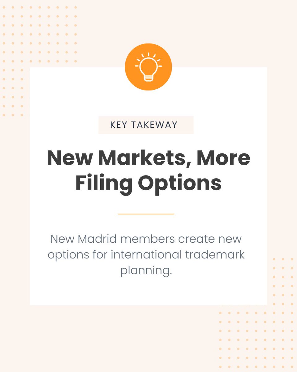 igerent's tweet photo. The Madrid System is expanding again.
Saudi Arabia joins from 8 October 2026, giving international trademark owners a new route to seek protection in the market.
Need guidance? Talk to our experts:
https://t.co/ltALVXlXJm
#TrademarkRegistration #WIPO https://t.co/EXEYANrzjv