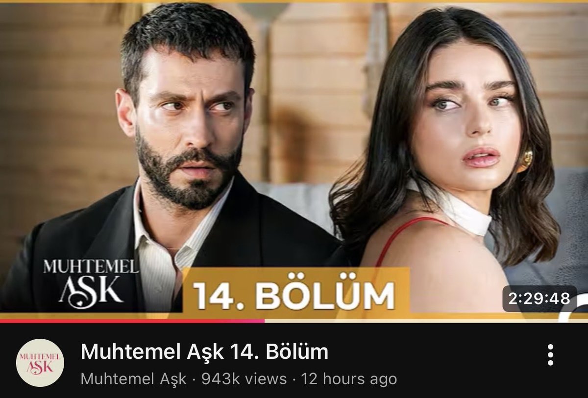 DefKad_AlCey's tweet photo. Almost 1M views, let’s keep going let’s keep showing up. We might not be happy for few things but at least let’s keep DefKad and AyKin in our lives as much as we can ❤️❤️ #MuhtemelAşk https://t.co/EcsU9ZWen6
