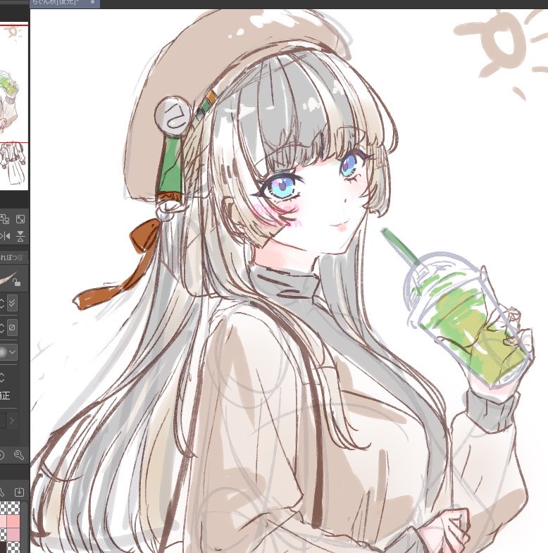 momolatten's tweet photo. 秋🍁

 #らでん似絵 https://t.co/CeGXGljmV3