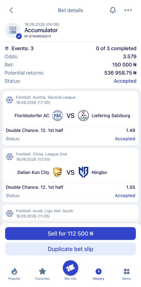 MrBeeSZN10's tweet photo. BET OF THE DAY ON PARIPESA🍀🎯

3 ODDS ✅ 5ADY9

Register Here 👇👇👇
https://t.co/R5l67jAI53

✅Use promo code MILYPESA to receive your welcome bonus up to N230,000 https://t.co/OMLOZlbHam